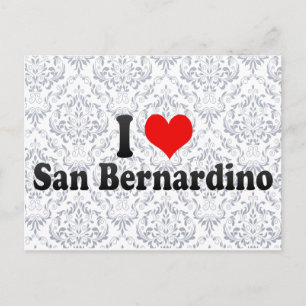 Cartão Postal Eu Amo San Bernardino, Estados Unidos