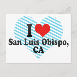 Cartão Postal Eu Amo San Luis Obispo,+CA