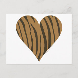 Cartão Postal Eu Amo Tigres