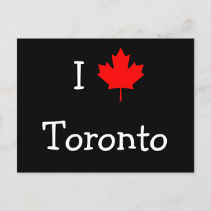 Cartão Postal Eu Amo Toronto