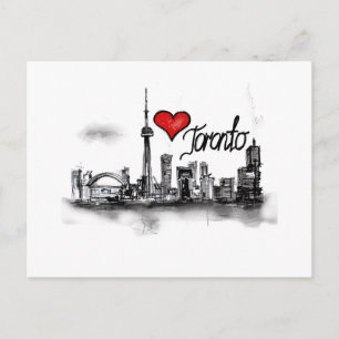 Cartão Postal Eu amo Toronto