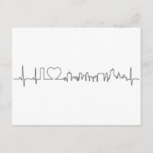 Cartão Postal Eu amo Tulsa em um estilo extraordinário