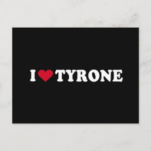 CARTÃO POSTAL EU AMO TYRONE