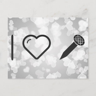 Cartão Postal Eu amo Unhas