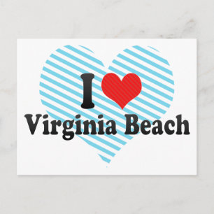 Cartão Postal Eu Amo Virginia Beach