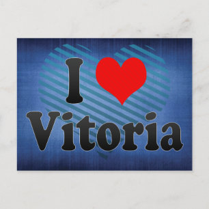 Cartão Postal Eu Amo Vitoria, Brasil