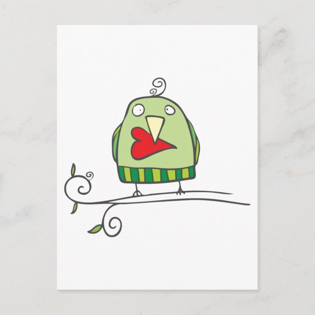 Cartão Postal Eu Amo Você (Frente)