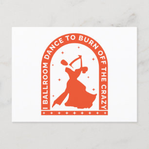 Cartão Postal Eu Ballroom Dança Para Queimar A Louca