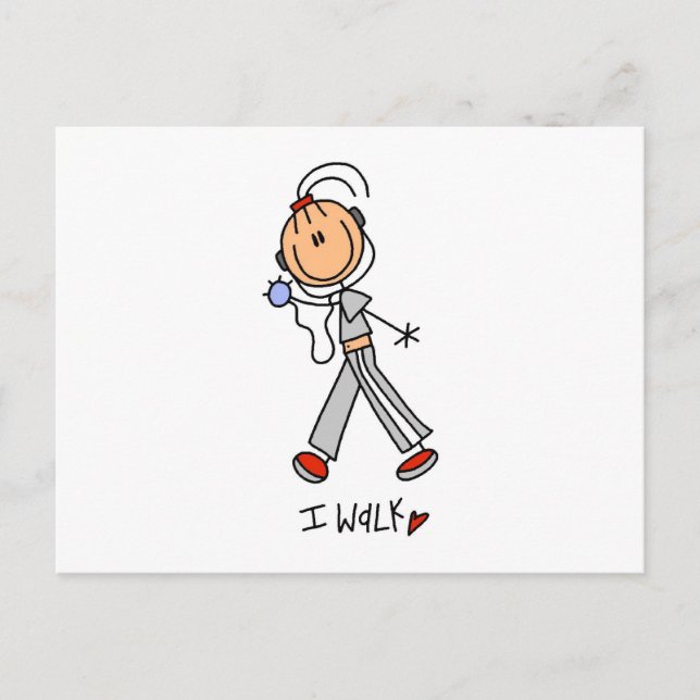 Cartão Postal Eu Caminho (Frente)
