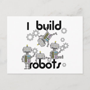 Cartão Postal Eu Construo Robôs