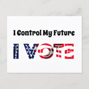 Cartão Postal Eu Controle O Meu Futuro - Eu Voto