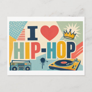 Cartão Postal "Eu [Coração] Hip-Hop"