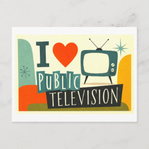 Cartão Postal Eu [Coração] Televisão Pública