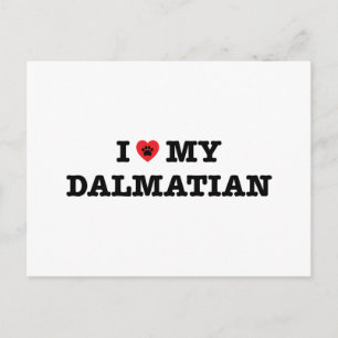 Cartão Postal Eu Corto Meu Dalmático