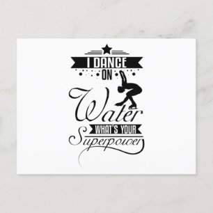 Cartão Postal Eu Danço Na Água