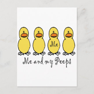 Cartão Postal Eu e os Meus Peeps