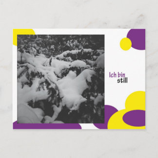 Cartão Postal eu estou quieto