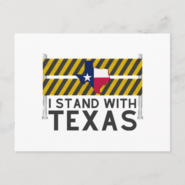 Cartão Postal Eu Fico Com O Texas (Frente)