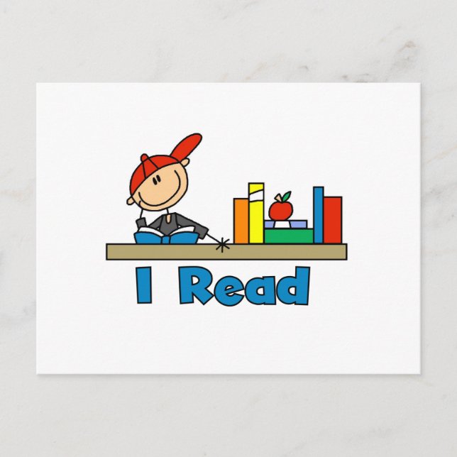 Cartão Postal Eu Li (Frente)