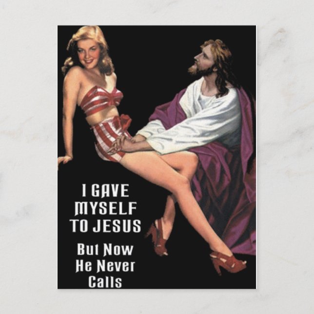 Cartão Postal Eu me dei a Jesus (Frente)