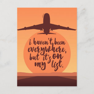 Cartão Postal Eu não estive em todo lugar
