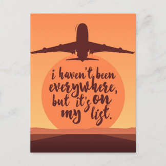 Cartão Postal Eu não estive em todo lugar