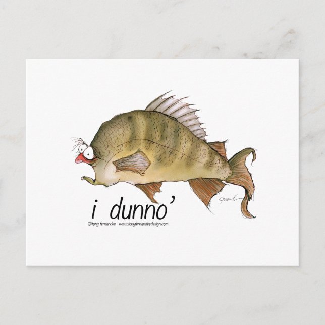 Cartão Postal eu não sei, tony fernandes (Frente)