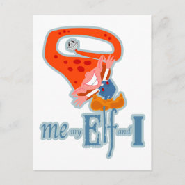 Cartão Postal Eu, o meu Elf e eu