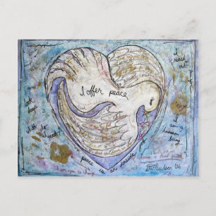 Cartão Postal Eu ofereço paz