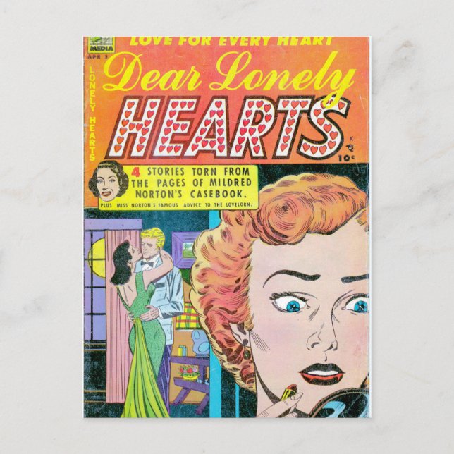 Cartão Postal Eu os vi no espelho (Frente)