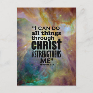 Cartão Postal Eu posso fazer tudo