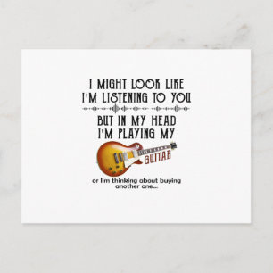 Cartão Postal Eu Posso Parecer Que Estou Te Ouvindo