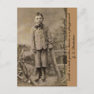 Cartão Postal Eu Preferencialmente Brincando