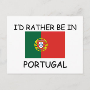 Cartão Postal Eu preferencialmente em Portugal