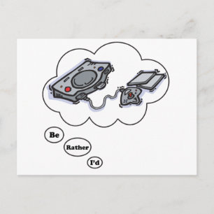 Cartão Postal Eu preferencialmente jogando Videos games 2