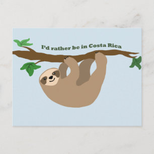 Cartão Postal Eu preferencialmente na Costa Rica