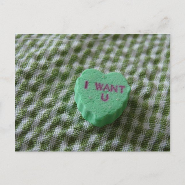 Cartão Postal Eu Quero Você (Frente)