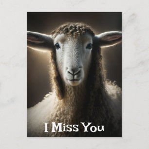 Cartão Postal Eu Sinto Saudades de Você   Trocadilho Fofo
