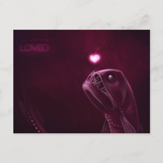 Cartão Postal Eu só quero ser amada (Frente)