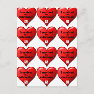 Cartão Postal Eu Sobrevivi ao Viúvo