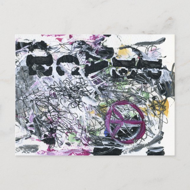 Cartão Postal Eu Sonho em Paz (Frente)