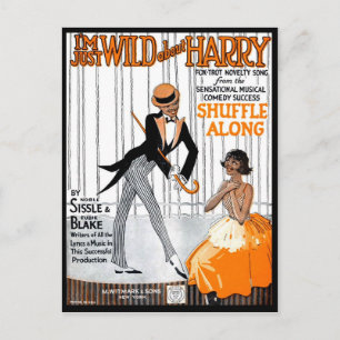 Cartão Postal Eu sou apenas selvagem sobre Harry