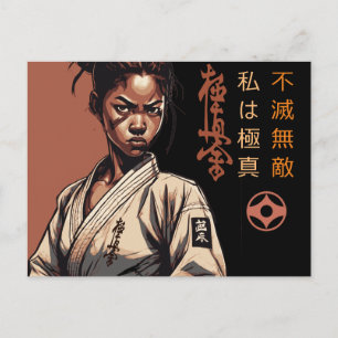 Cartão Postal Eu sou Kyokushin - Inseparável, imparável, Karate