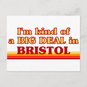 Cartão Postal Eu sou meio que um GRANDE NEGÓCIO em Bristol