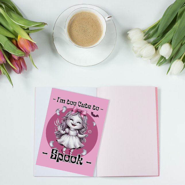 Cartão Postal "Eu sou muito bonito para Spook", Feliz Fantasma d (Criador carregado)