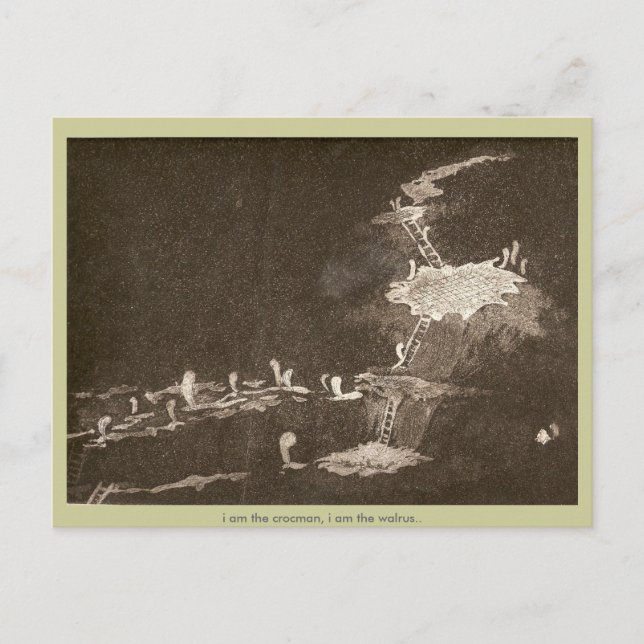 Cartão Postal eu sou o eggman (Frente)