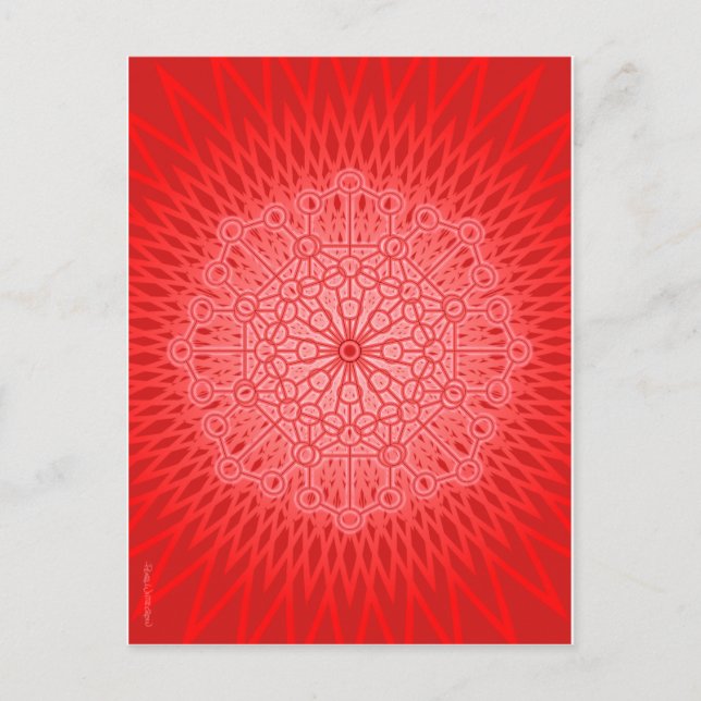 Cartão Postal EU SOU O PODER: Muladhara - Root Chakra (Frente)