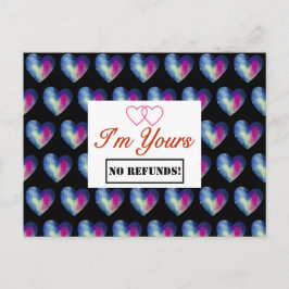 Cartão Postal Eu sou seu, sem ressarcimento!