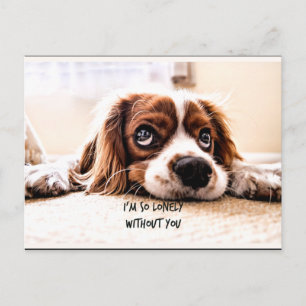 Cartão Postal Eu sou tão solitário sem você