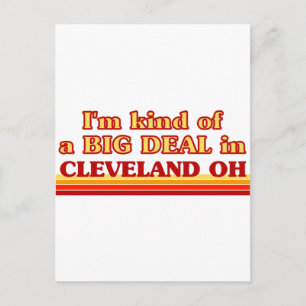 Cartão Postal Eu sou um tipo de grande negócio em Cleveland